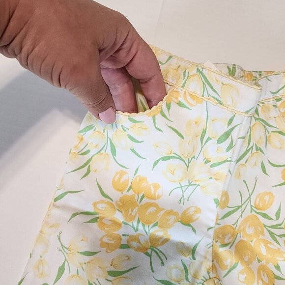 Janie and Jack sz 6-12 months pants Yellow Tulip New 2004 - Picture 2 of 6